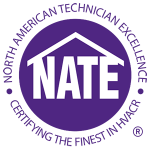 NATE-Certified Technicians: NATE logo